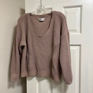 Abercrombie & Fitch Soft A & F Mauve Sweater size M